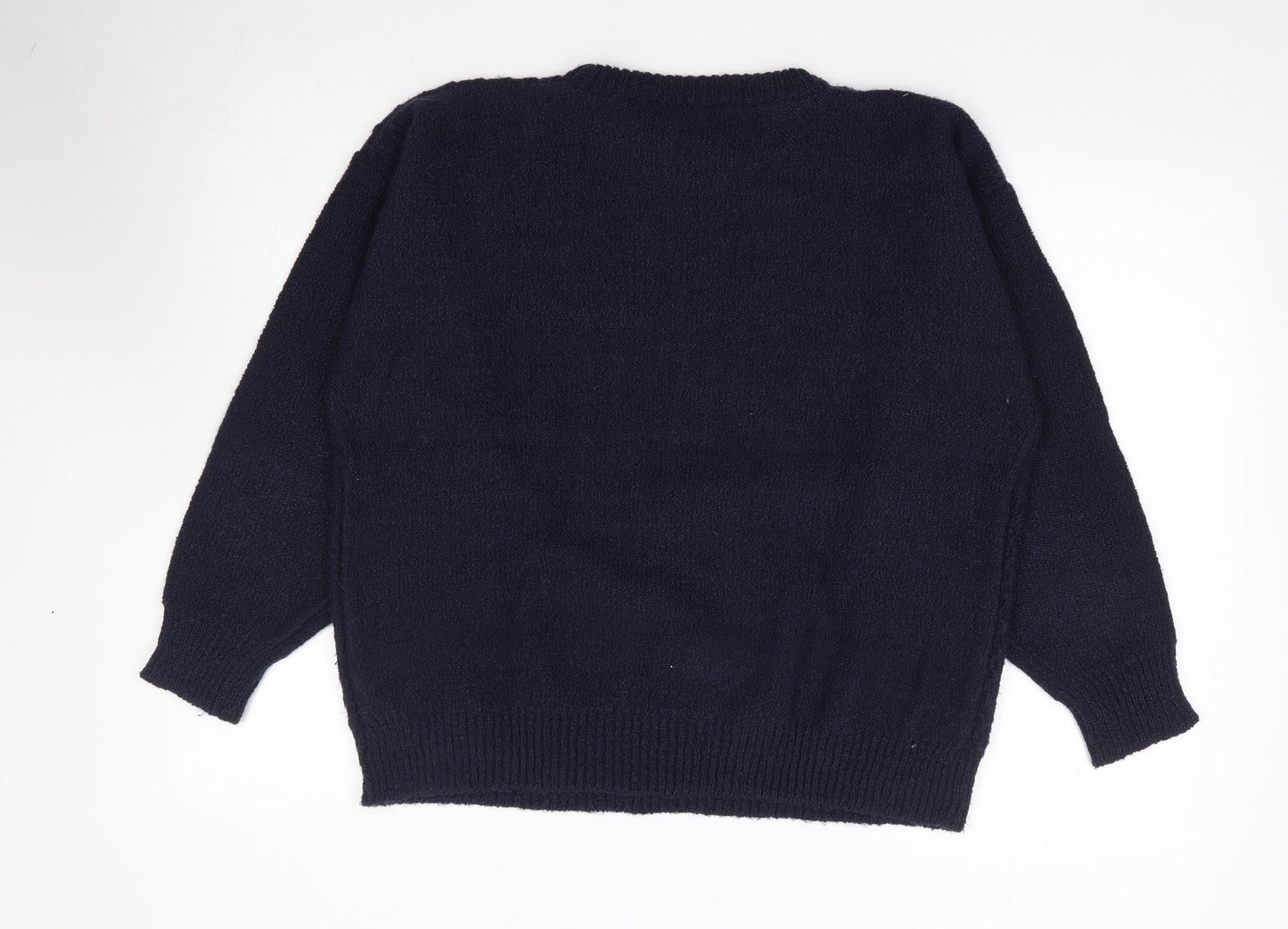 Womens UK Size 38 Poppy Blue Pullover Jumper