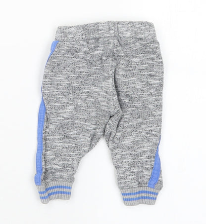Heatons Boys Grey  Cotton Jogger Trousers Size 3-6 Months