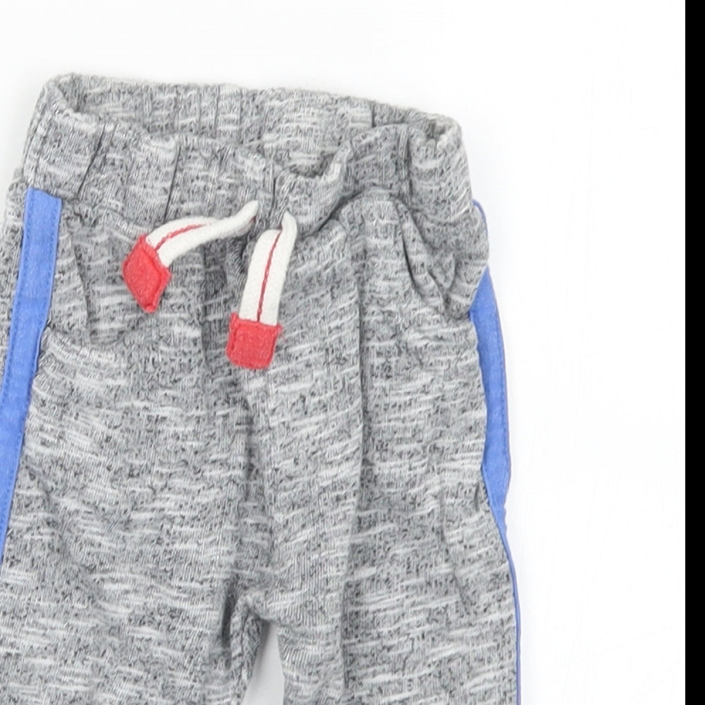 Heatons Boys Grey  Cotton Jogger Trousers Size 3-6 Months