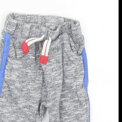 Heatons Boys Grey  Cotton Jogger Trousers Size 3-6 Months