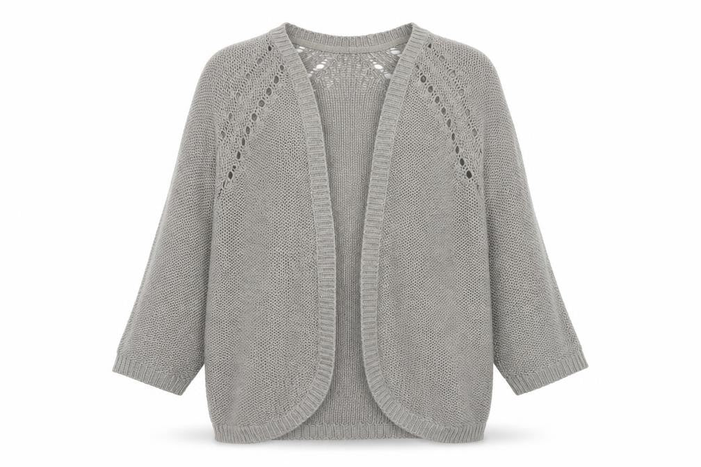 Womens UK Size XS H&M Grey Cardigan Jumper