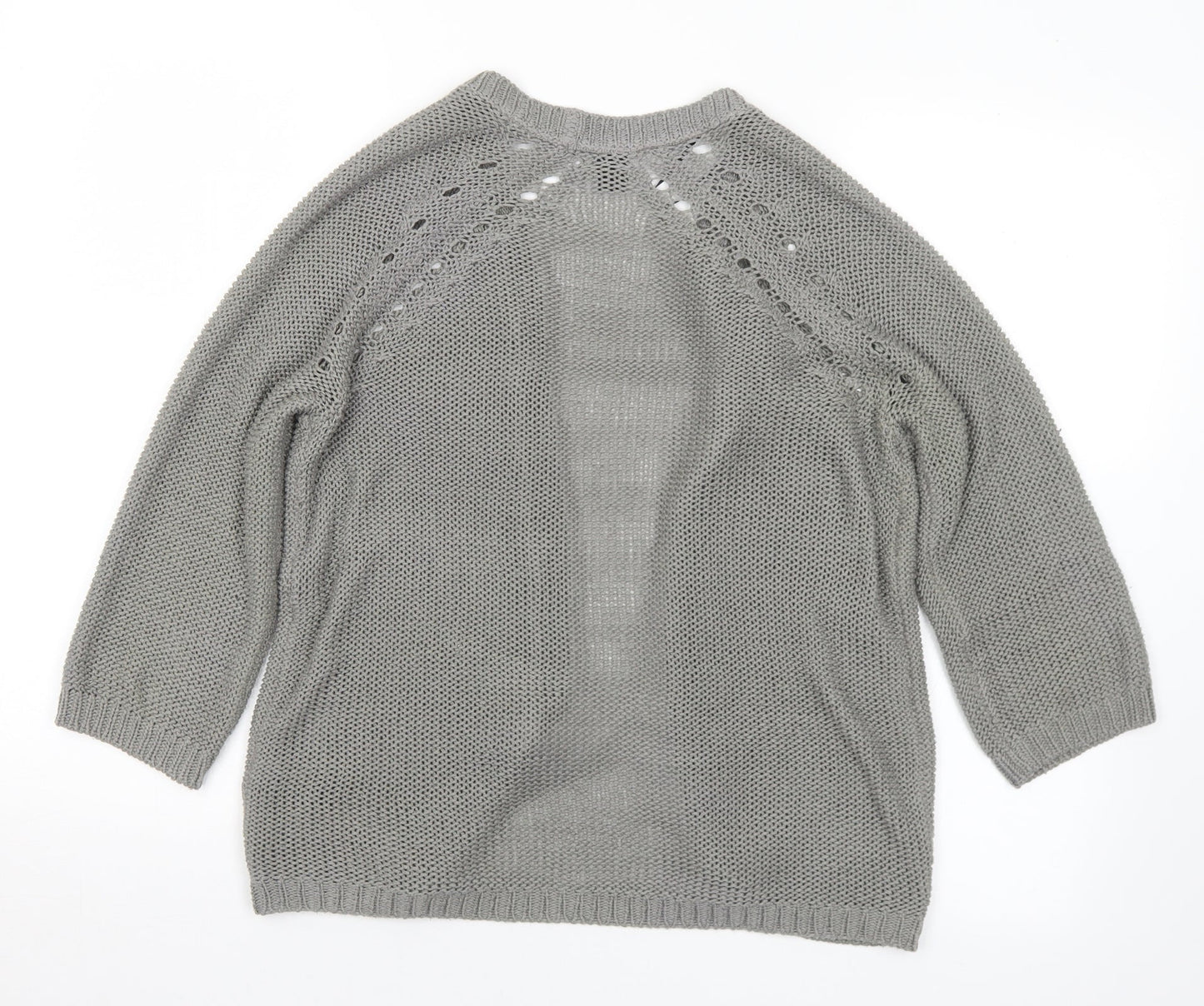 Womens UK Size XS H&M Grey Cardigan Jumper