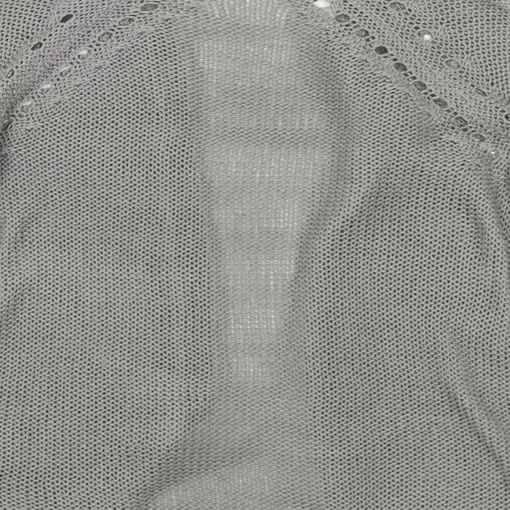 Womens UK Size XS H&M Grey Cardigan Jumper