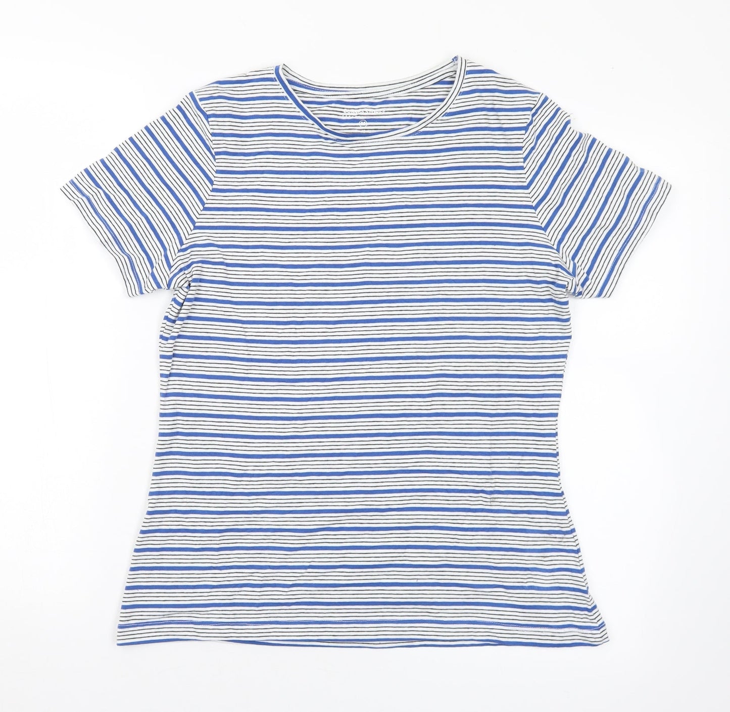 Womens UK Size M Dunnes Stores Multicoloured Basic T-Shirt