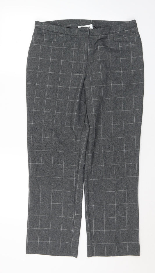 Womens UK Size 12 Gerard Regular Fit  Grey Trousers