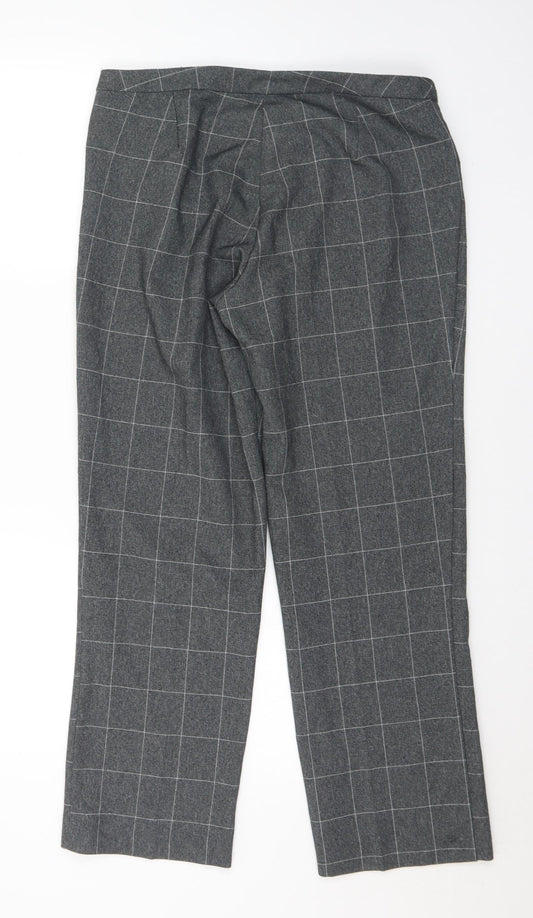 Womens UK Size 12 Gerard Regular Fit  Grey Trousers