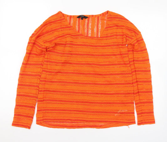 Womens UK Size 6 NEXT Orange Pullover Jumper