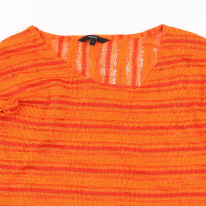 Womens UK Size 6 NEXT Orange Pullover Jumper