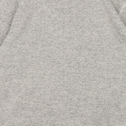 George Mens Grey High Neck  Polyester Pullover Jumper Size 2XL