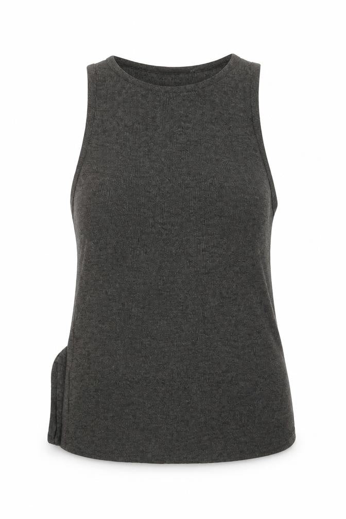 Womens UK Size 10 New Look Green Basic Tank