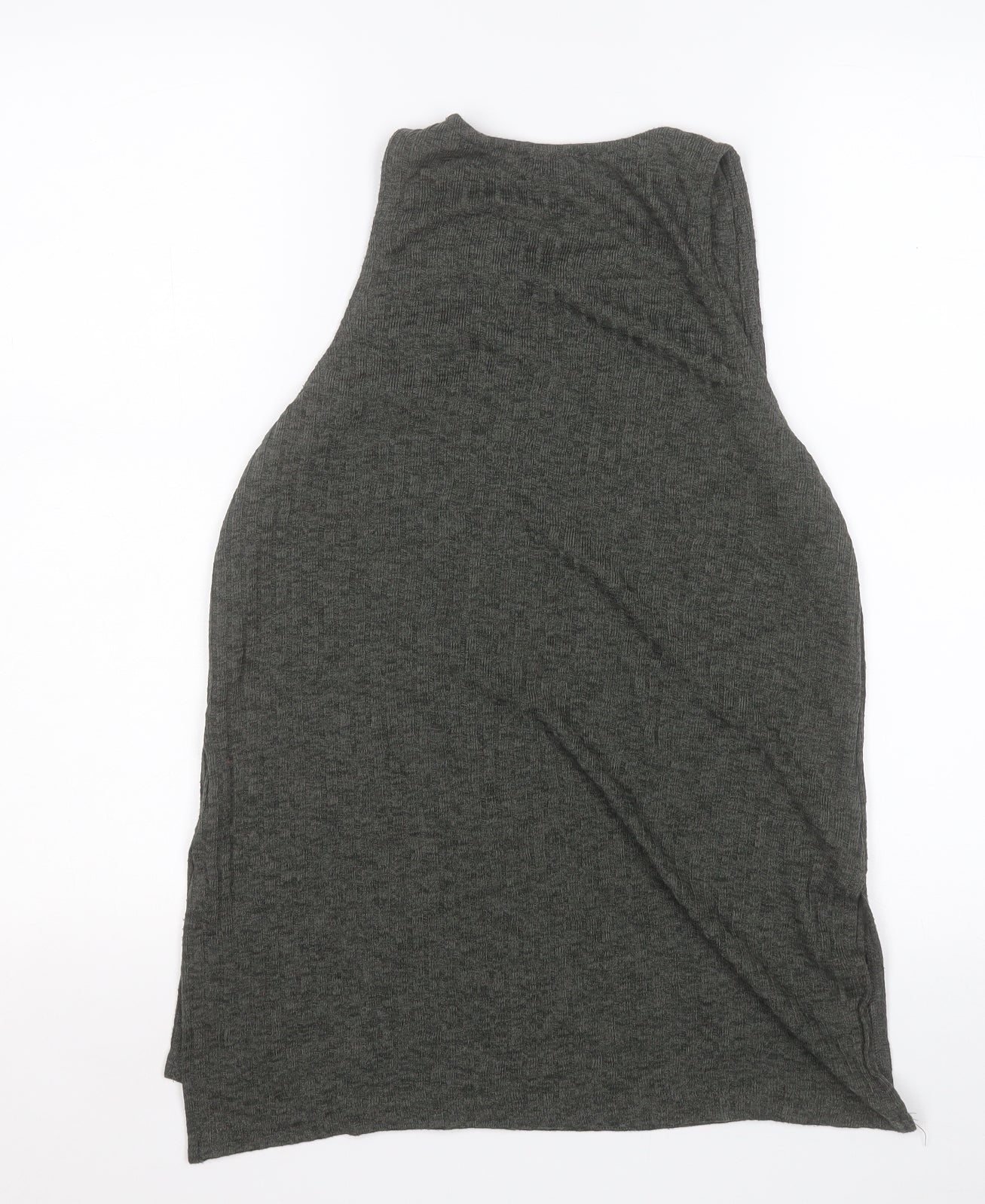 Womens UK Size 10 New Look Green Basic Tank
