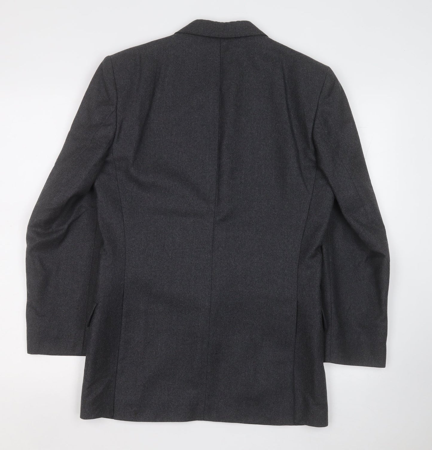 bradleys Mens Grey  Polyester Jacket Suit Jacket Size 36