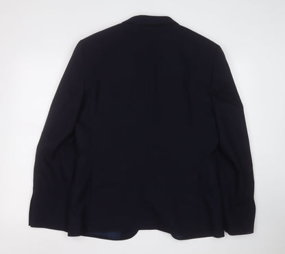 Mens UK Size 42 Marks and Spencer Regular Blue Suit Jacket