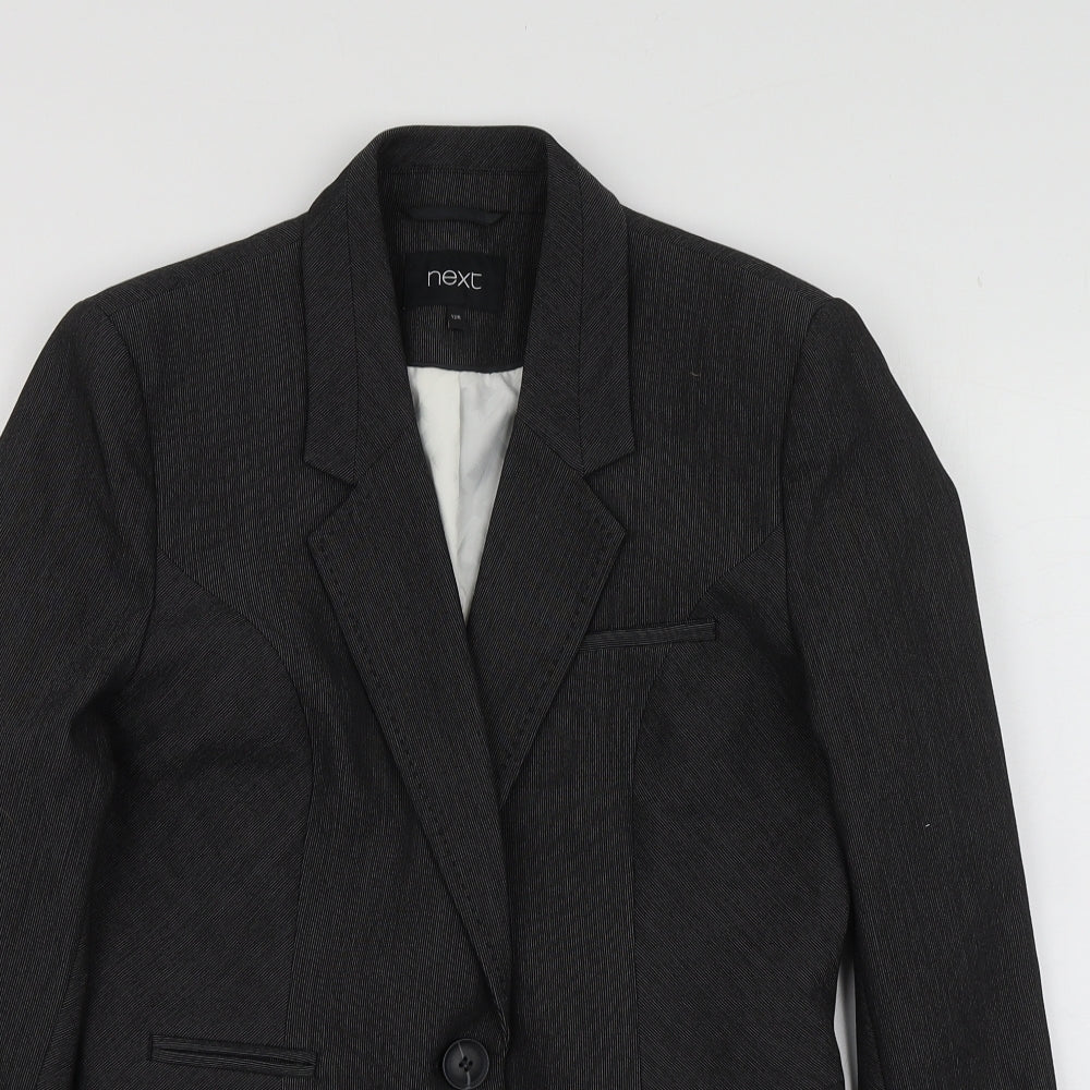 NEXT Womens Grey  Polyester Jacket Suit Jacket Size 12
