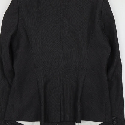 NEXT Womens Grey  Polyester Jacket Suit Jacket Size 12