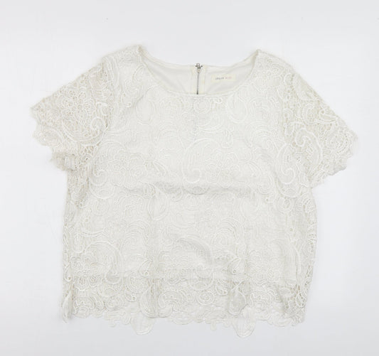 Womens UK Size 16 Urban Bliss White Basic Blouse