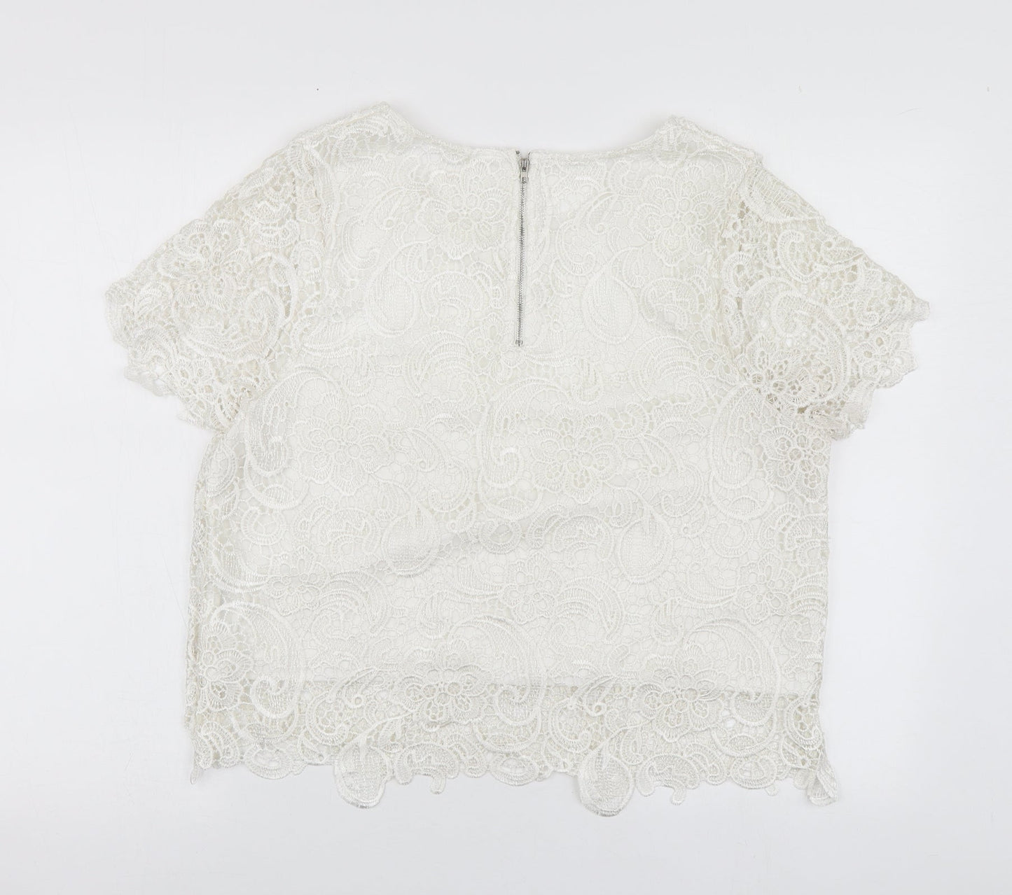 Womens UK Size 16 Urban Bliss White Basic Blouse