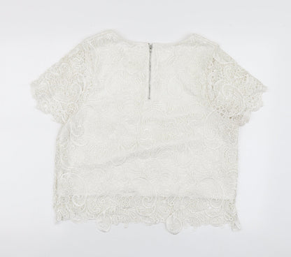 Womens UK Size 16 Urban Bliss White Basic Blouse