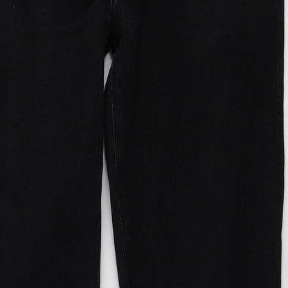 ASOS Womens Black Cotton Skinny Jeans Size 30 L29 in Regular