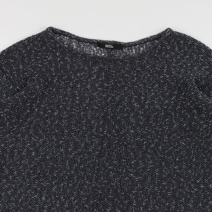 Womens UK Size 12 Marks and Spencer Blue Pullover Jumper
