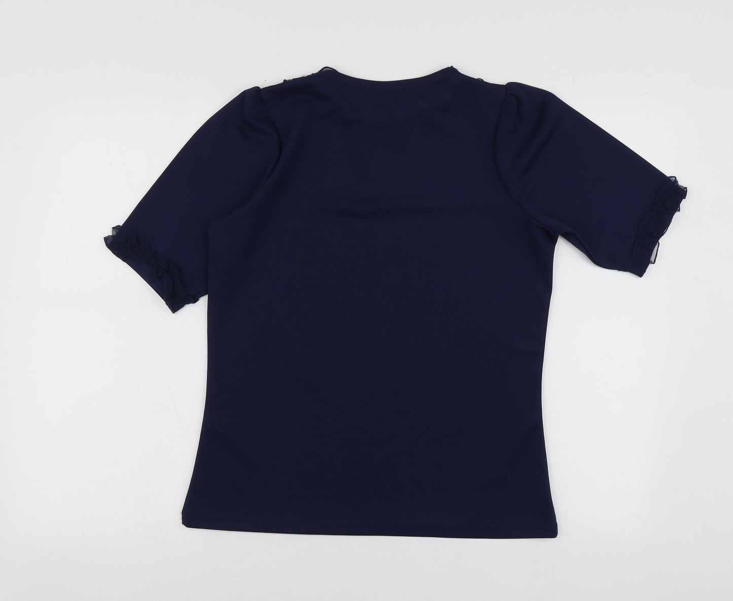 Womens UK Size S Savida Blue Basic Blouse