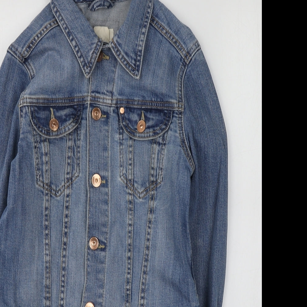 &Jacket Womens Blue   Jacket  Size 4