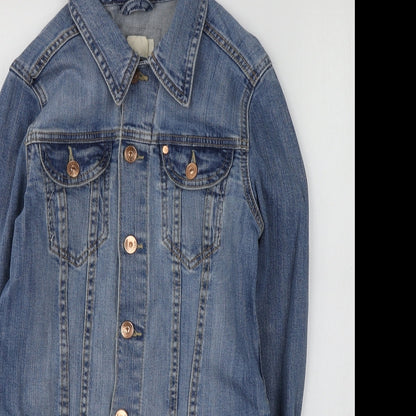 &Jacket Womens Blue   Jacket  Size 4