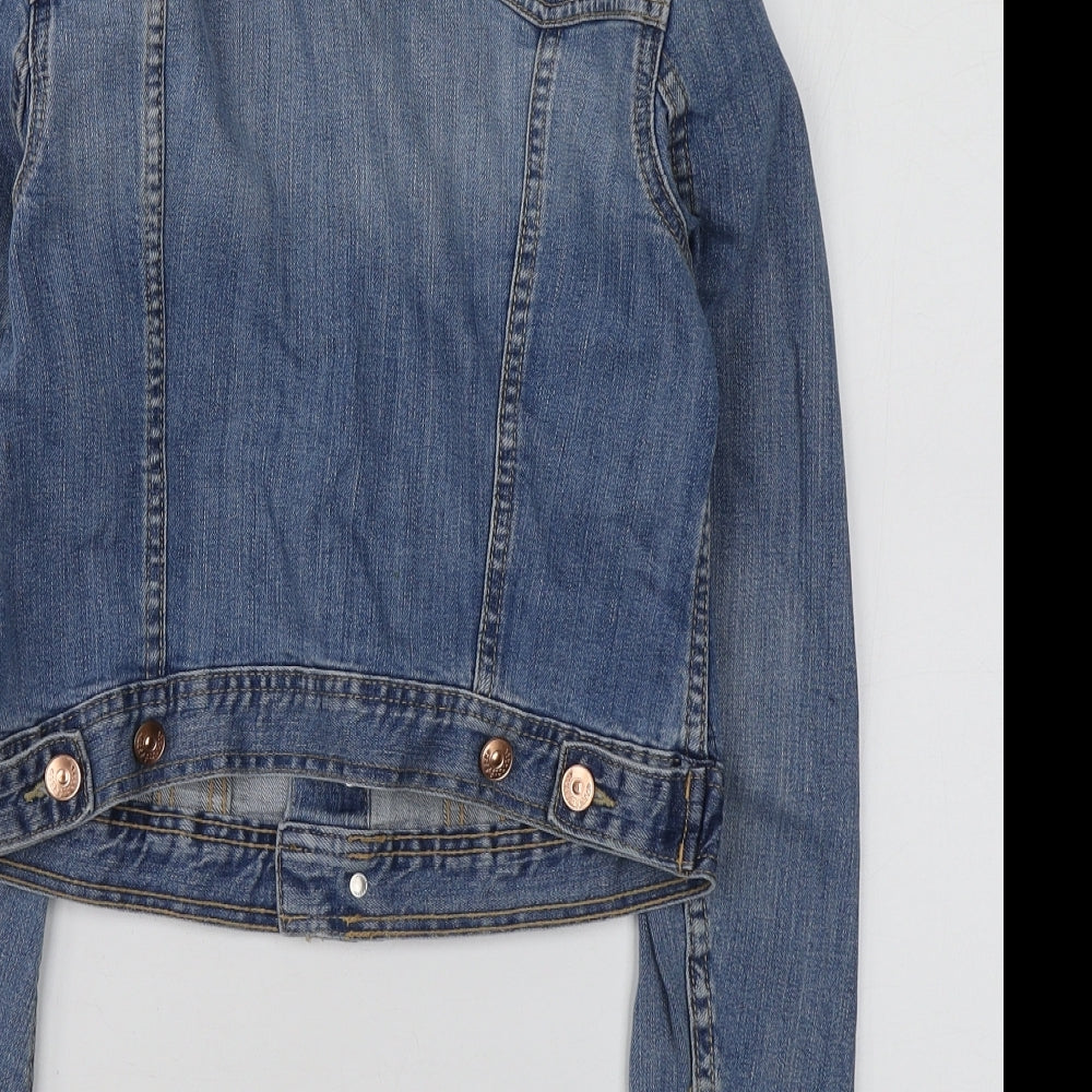 &Jacket Womens Blue   Jacket  Size 4