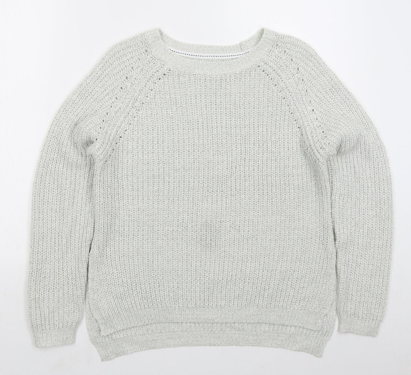 Womens UK Size M Matalan Grey Pullover Jumper