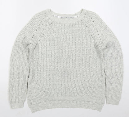 Womens UK Size M Matalan Grey Pullover Jumper