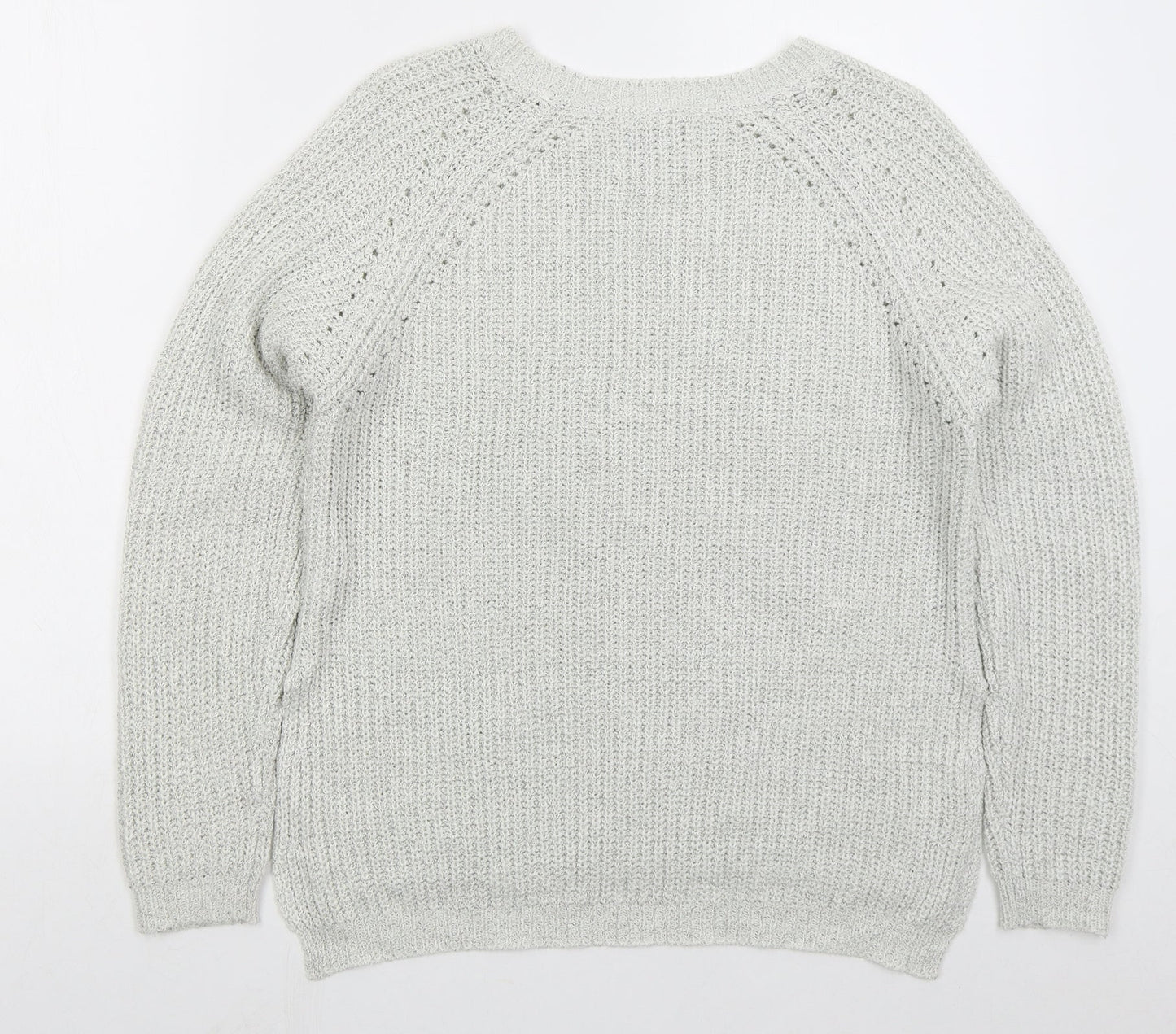 Womens UK Size M Matalan Grey Pullover Jumper