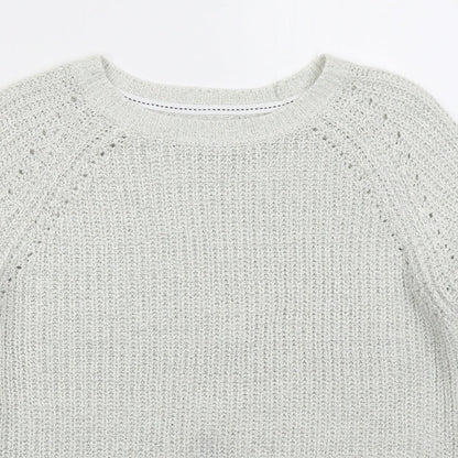 Womens UK Size M Matalan Grey Pullover Jumper