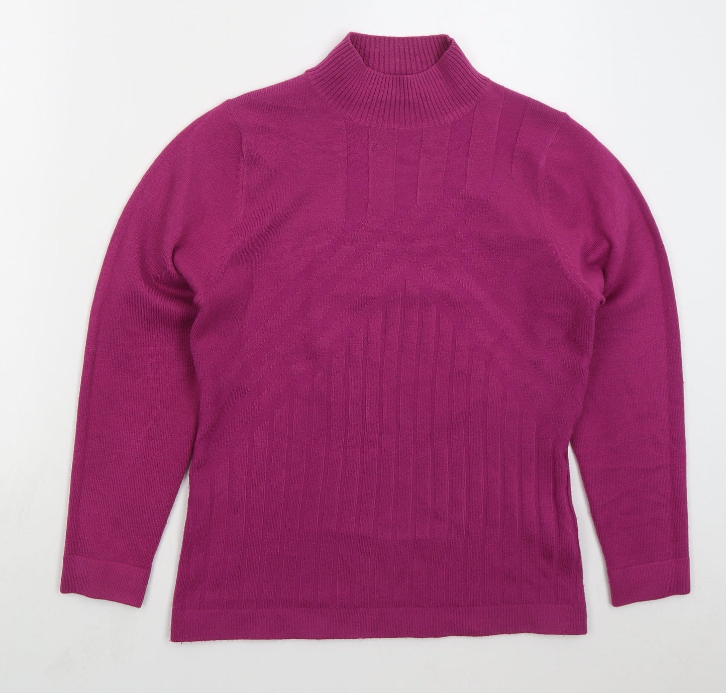 Womens UK Size M Fabrizio Pink Pullover Jumper