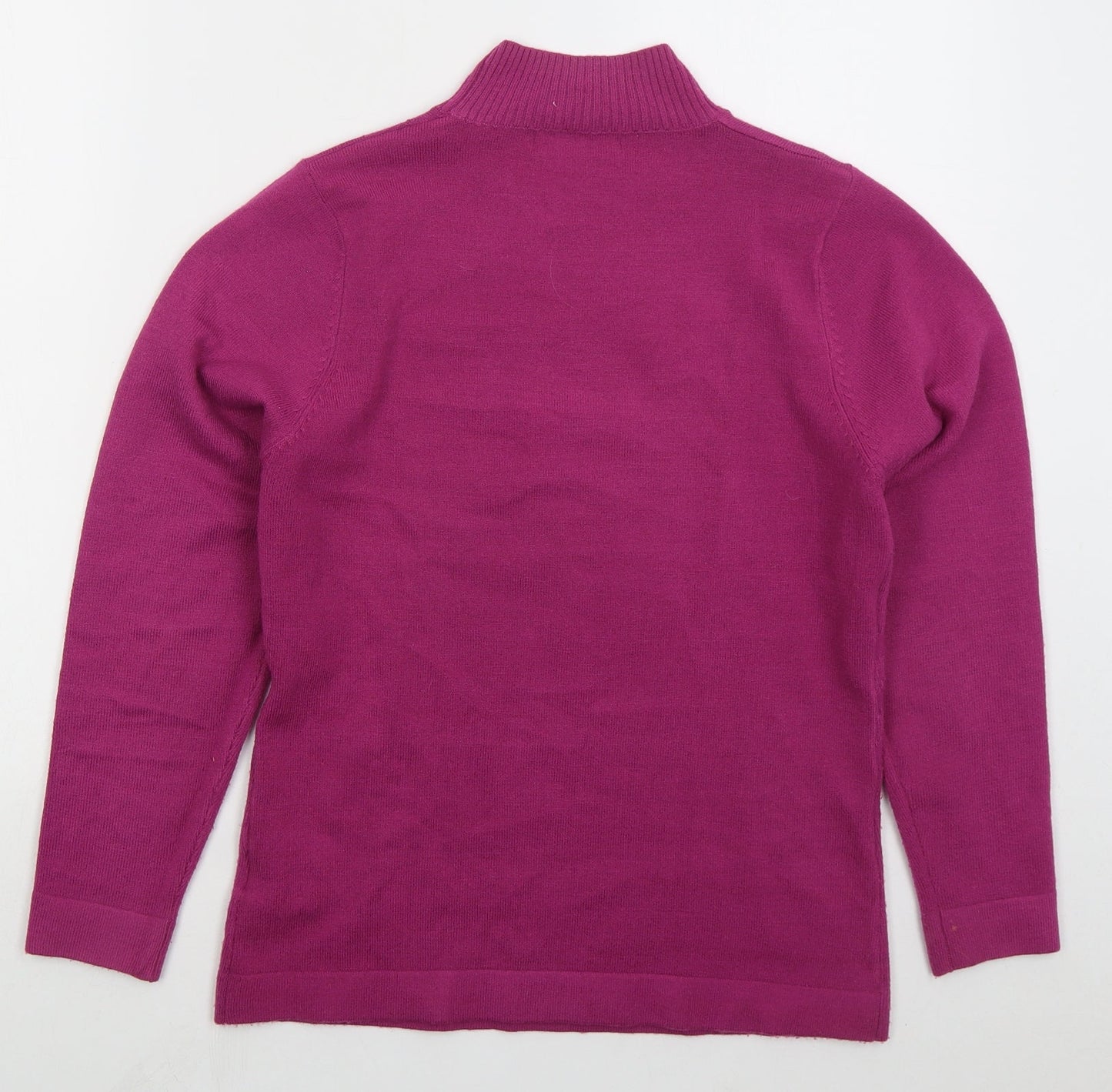 Womens UK Size M Fabrizio Pink Pullover Jumper