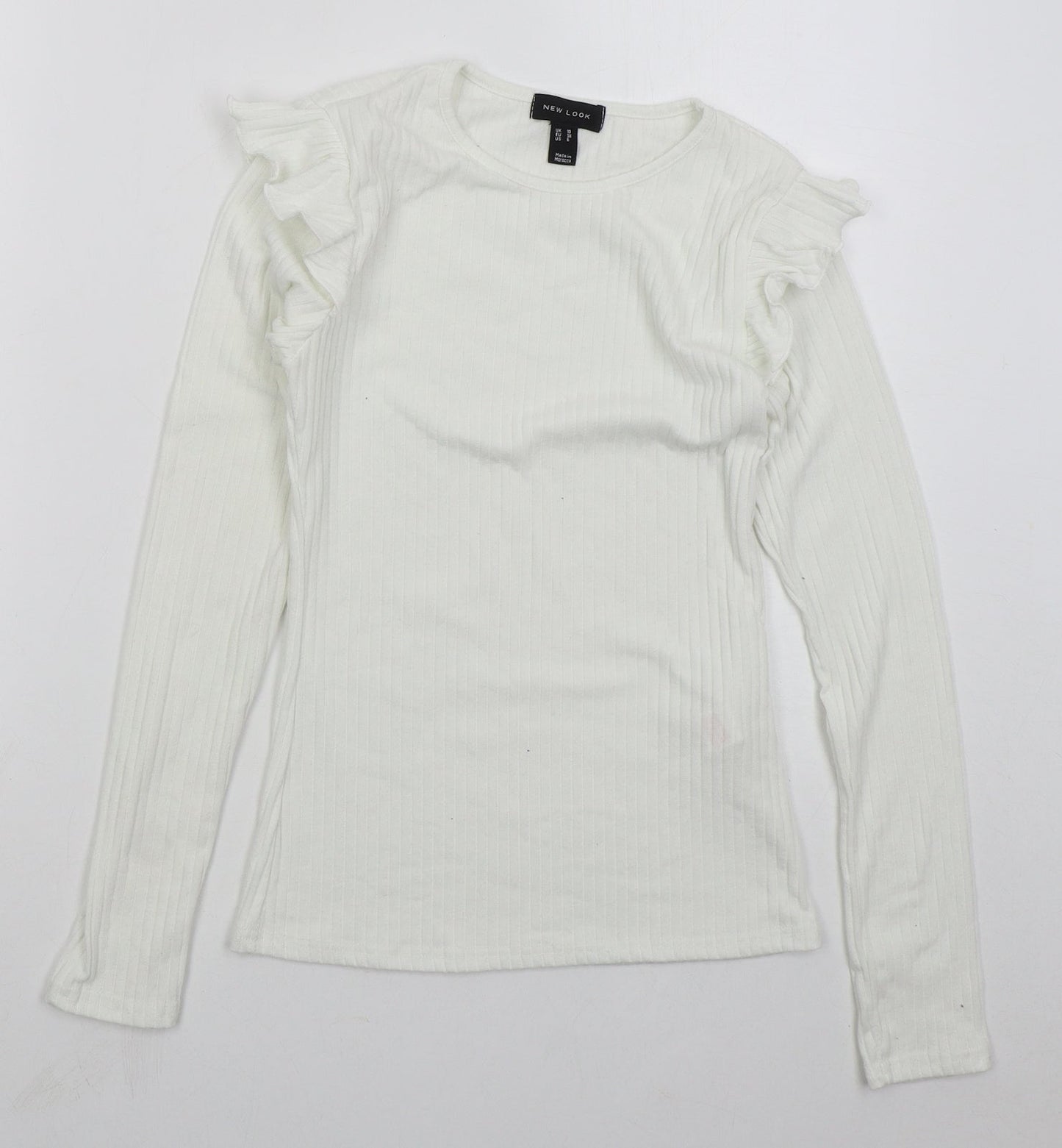 Womens UK Size 10 New Look White Pullover Jumper