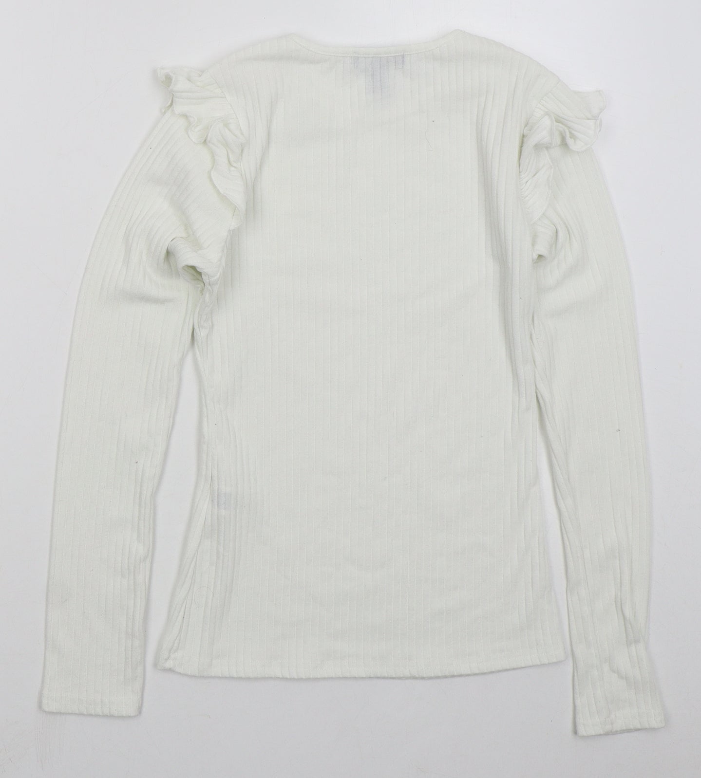 Womens UK Size 10 New Look White Pullover Jumper