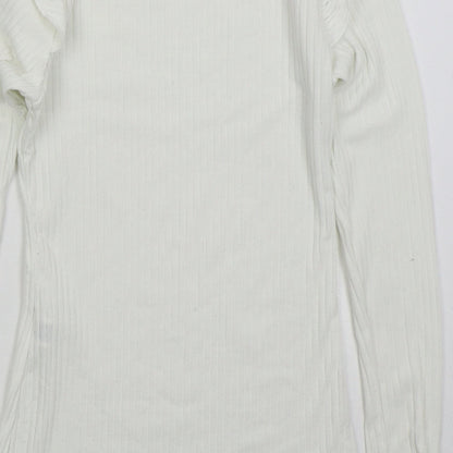 Womens UK Size 10 New Look White Pullover Jumper