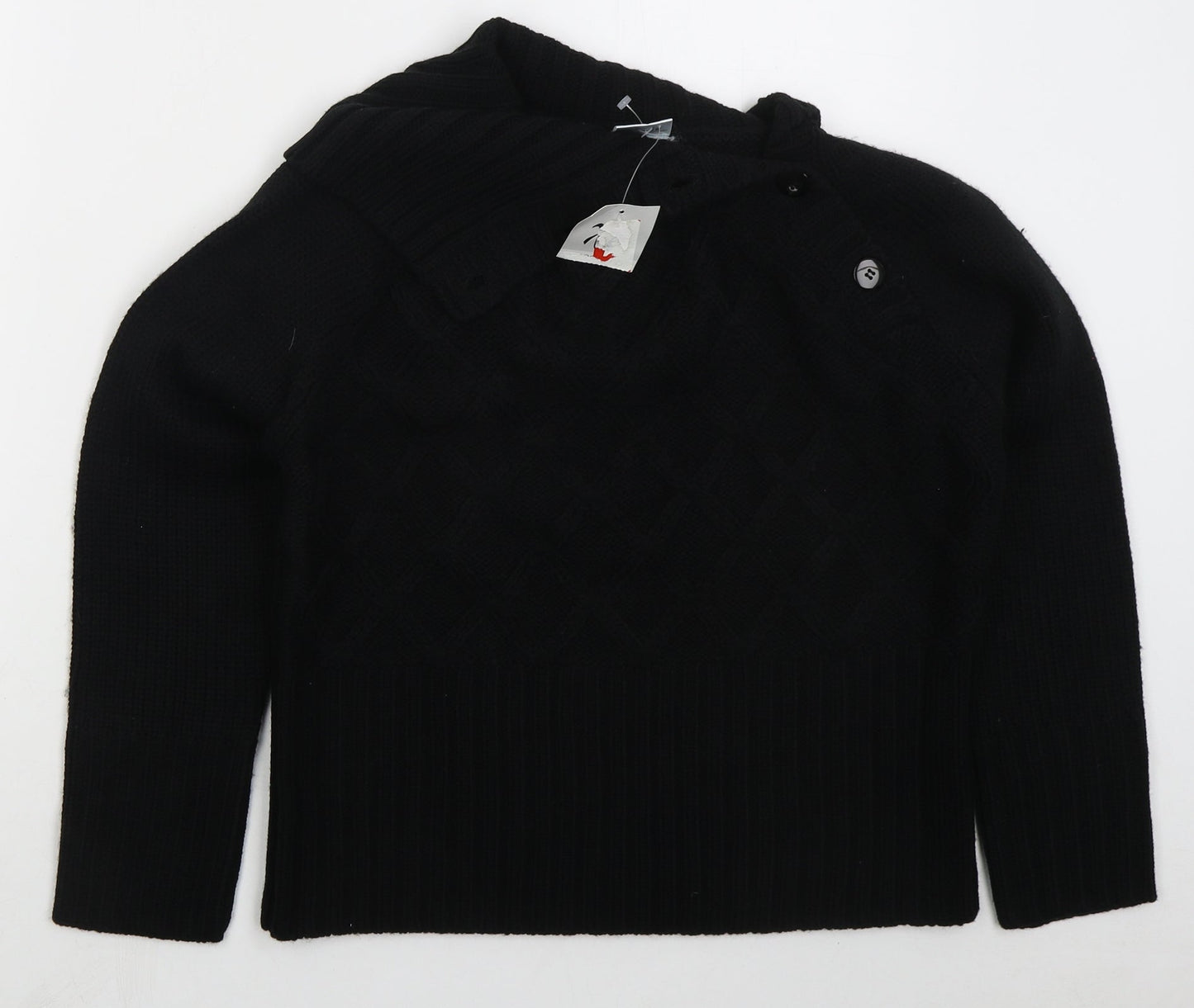 Womens UK Size 16 XE Black Pullover Jumper