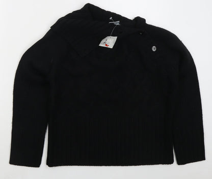 Womens UK Size 16 XE Black Pullover Jumper