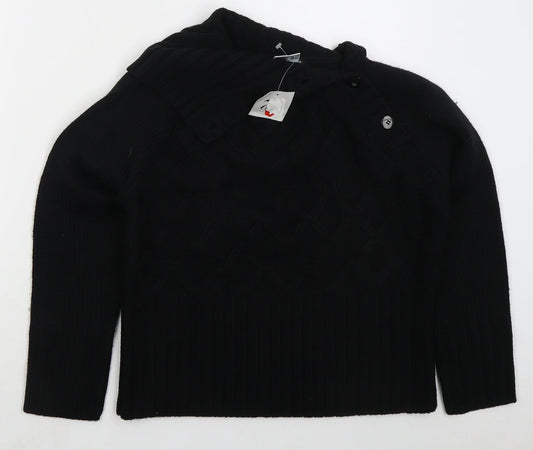 Womens UK Size 16 XE Black Pullover Jumper