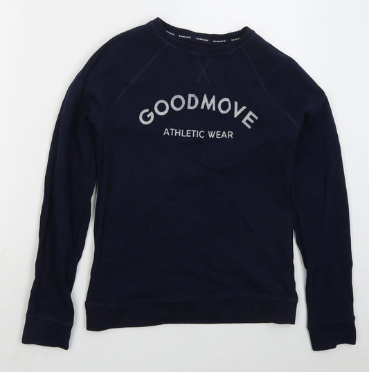 Womens UK Size 6 Marks and Spencer Blue Pullover Sweatshirt