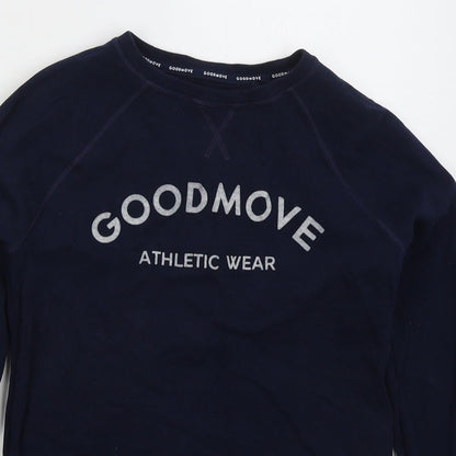 Womens UK Size 6 Marks and Spencer Blue Pullover Sweatshirt