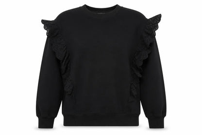 Womens UK Size M Dunnes Black Pullover Sweatshirt