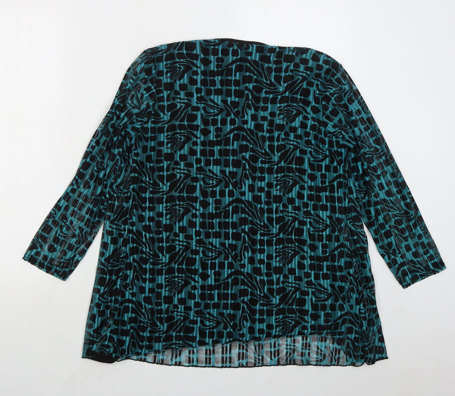 Womens UK Size 12 Gerard Blue Basic T-Shirt
