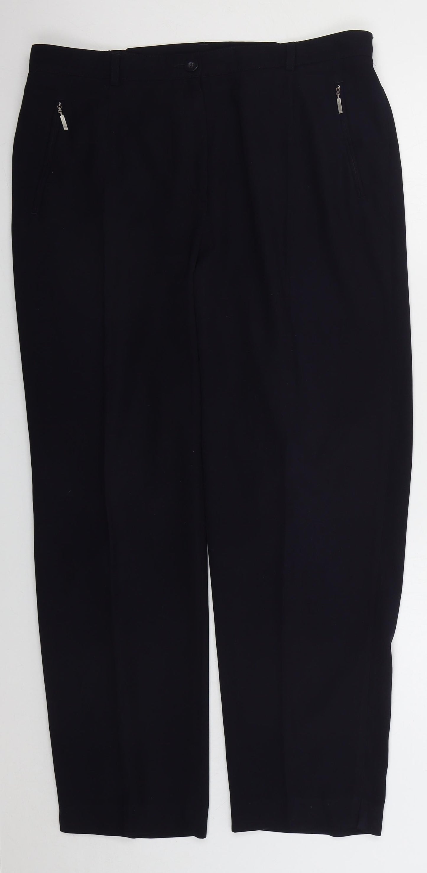 Womens UK Size 34 in GARDEUR Regular Fit  Blue Trousers