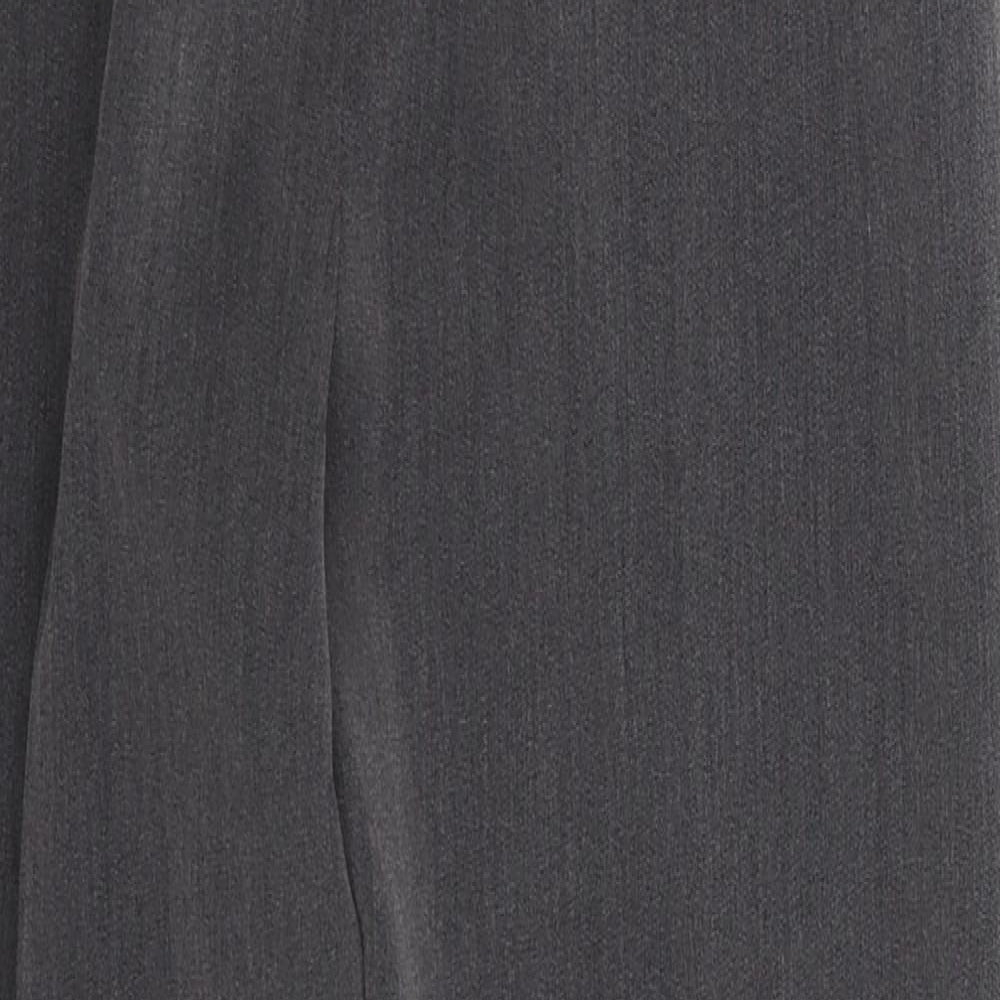 Womens UK Size 12 BASSINI Regular Fit  Grey Trousers