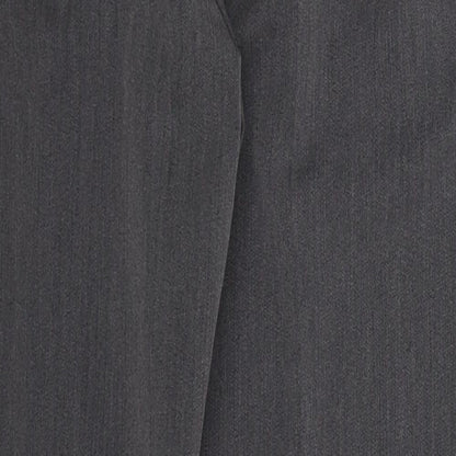 Womens UK Size 12 BASSINI Regular Fit  Grey Trousers