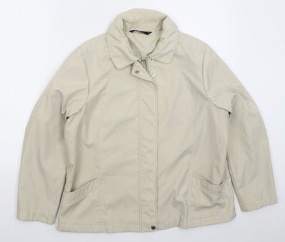 Womens UK Size M Bonmarché Beige Jacket
