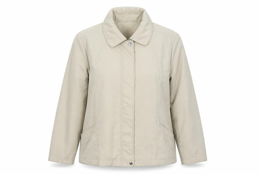 Bonmarché Womens Beige Jacket Size M Zip