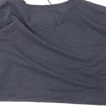 Atmosphere Womens Blue Round Neck  Cotton Pullover Jumper Size 16